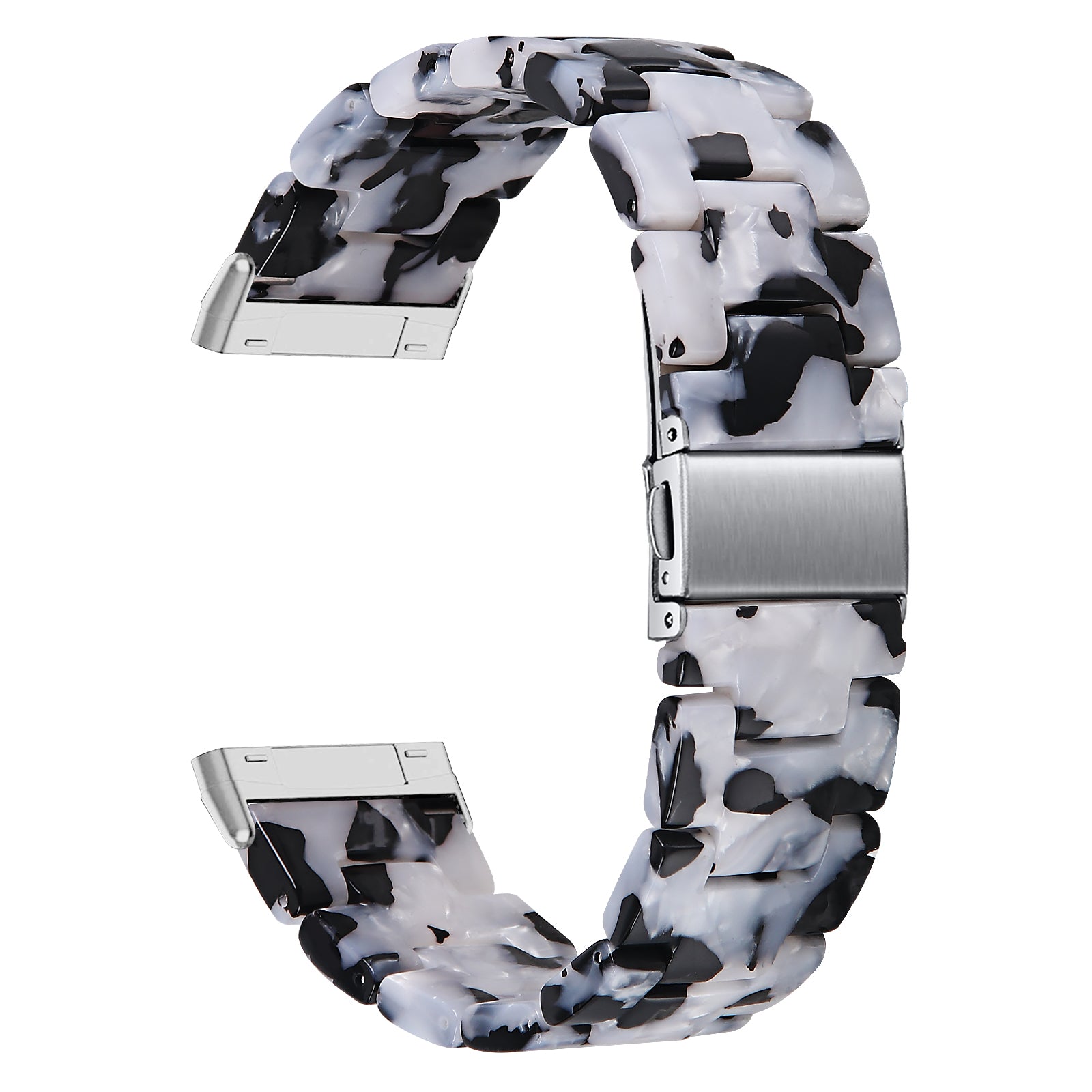 For Fitbit Versa 4 Sense 2 Resin Watch Band Strap Adjustable Bracelet with Stainless Steel Buckle For Fitbit Versa 4 Sense 2 Resin Watch Band Strap Adjustable Bracelet with Stainless Steel Buckle